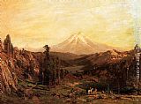Castle Canvas Paintings - Mount Shasta and Castle Lake, California